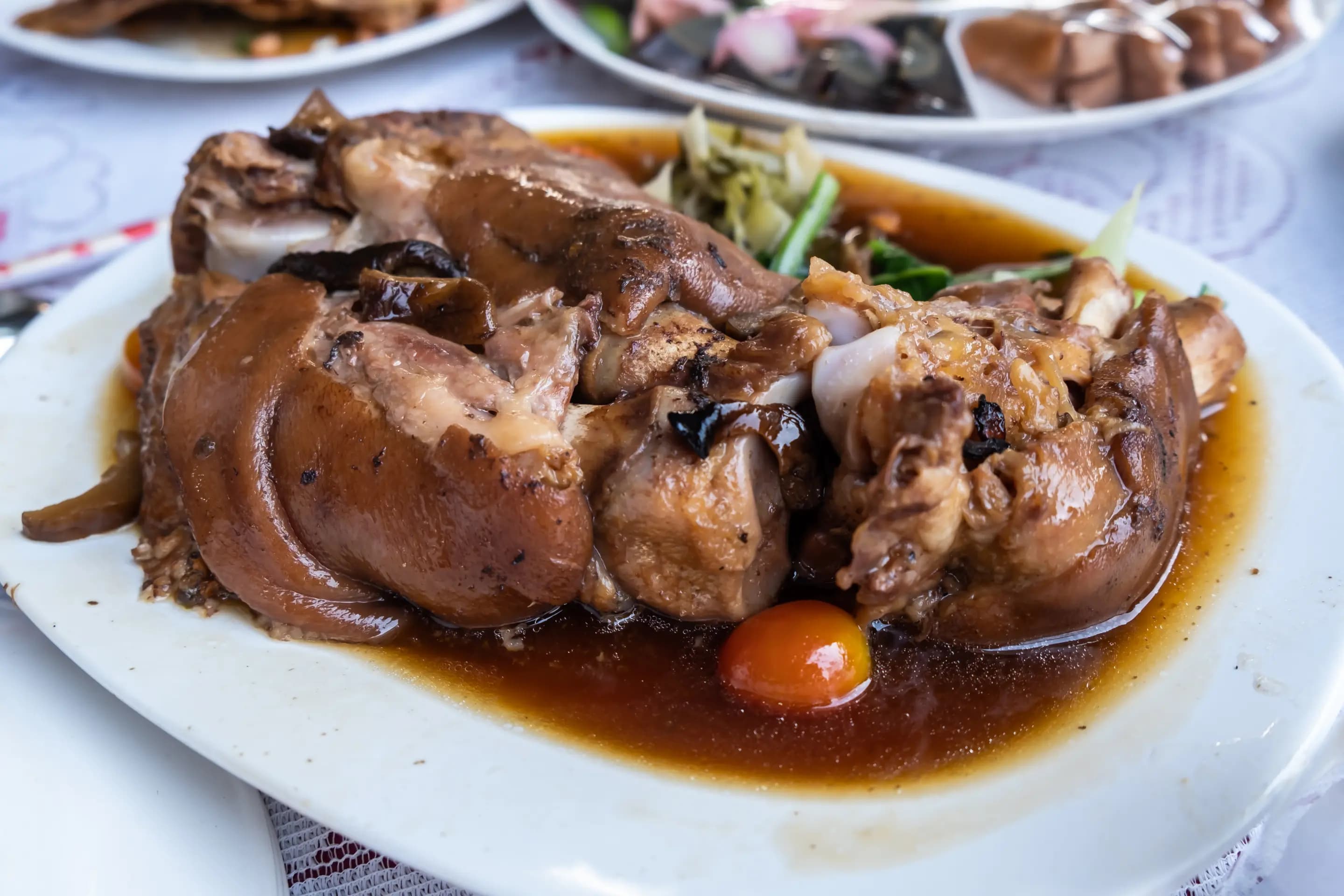 Geschmortes Wildschwein