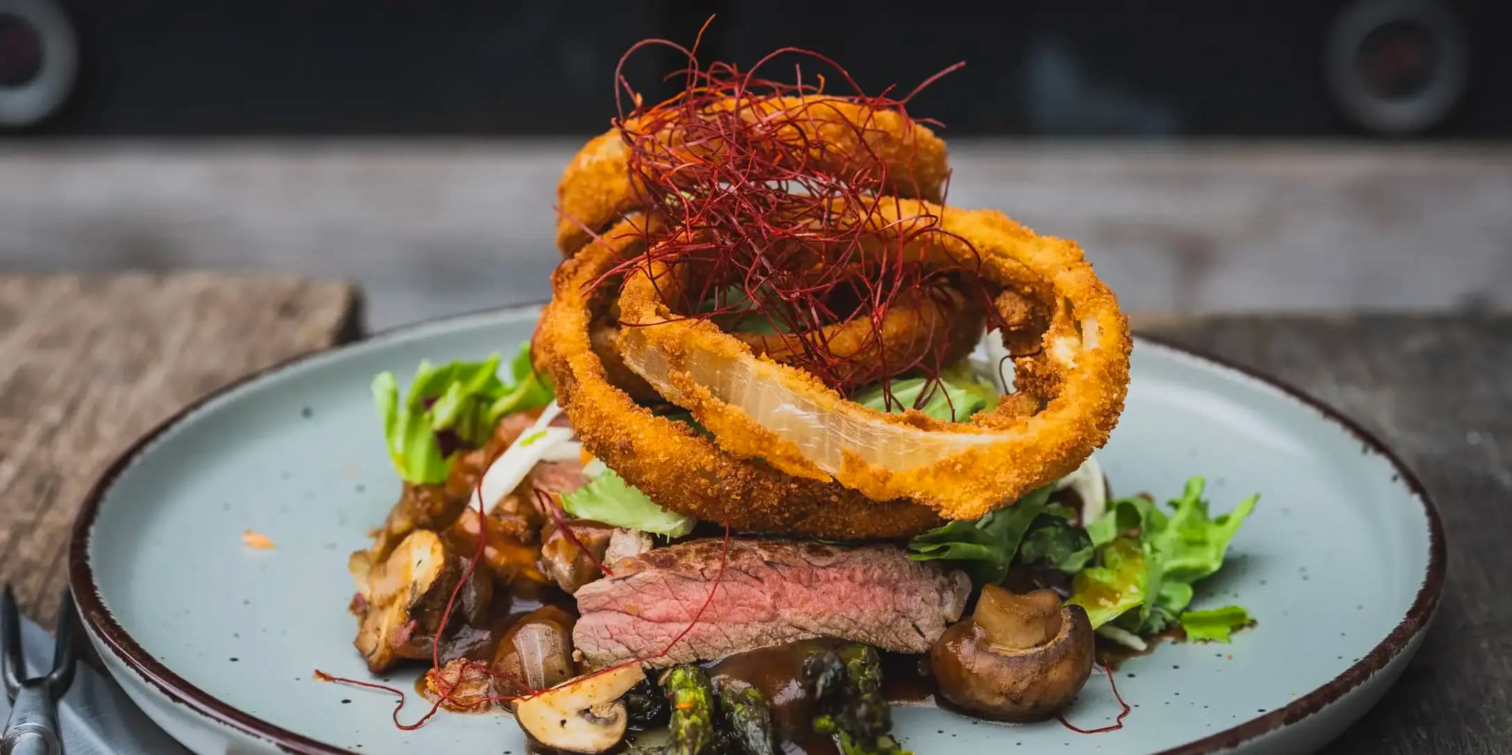 Cherry-Zwiebelrostbraten – „Fine Dining Style“