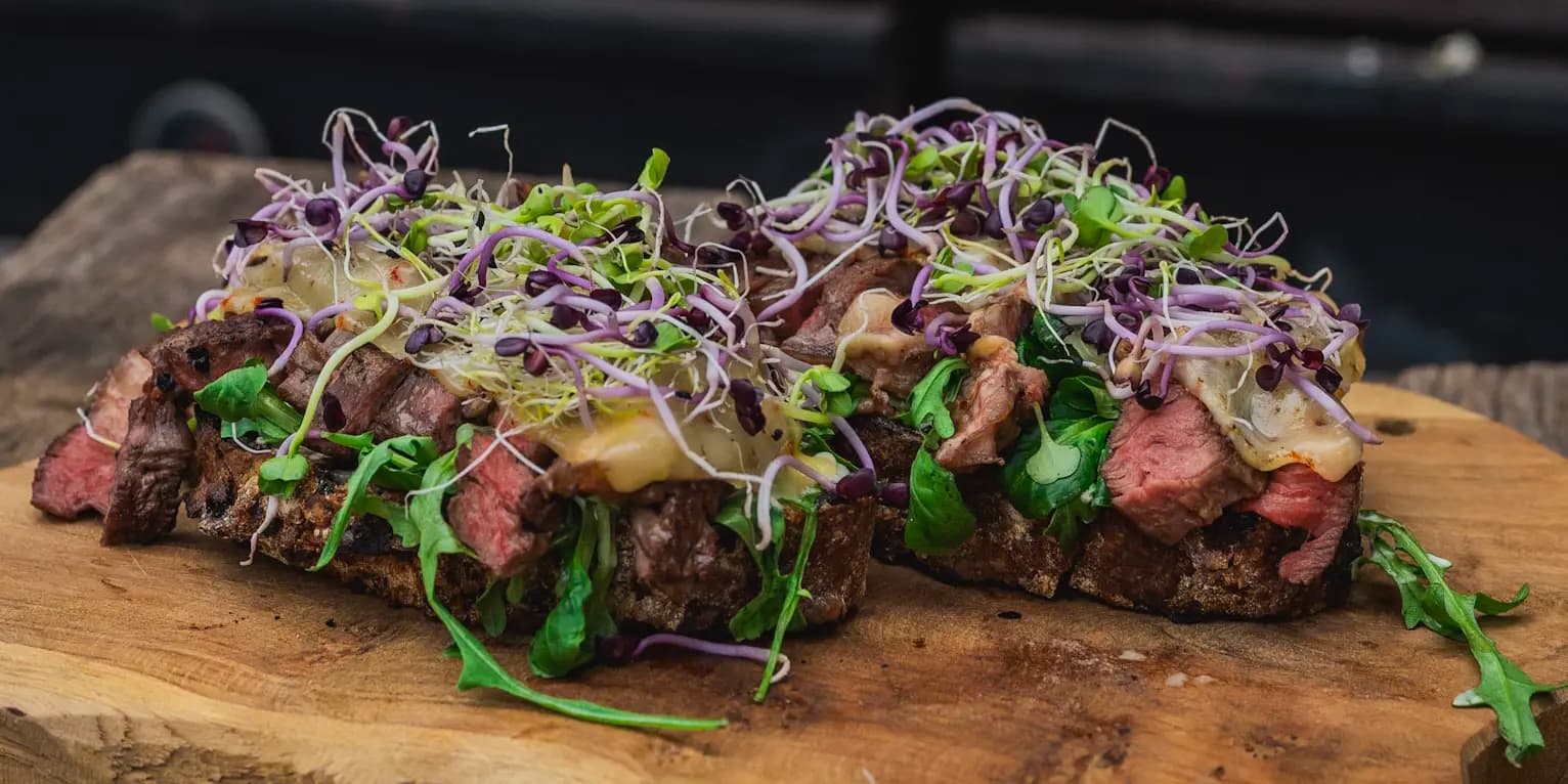 Kietzkruste mit überbackenem Ribeye-Steak